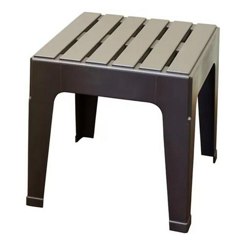 Adams Big Easy Square Resin Stackable Side Table - Primary Image