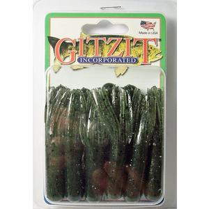 Green Craw - Gitzit Original Fat Gitzit Tube 10 Pack