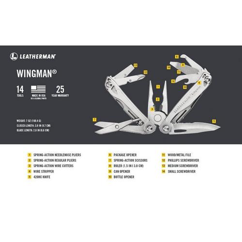 Leatherman Wingman Multi-Tool - Primary Image