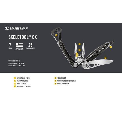 Leatherman Skeletool CX Multi-Tool - Primary Image