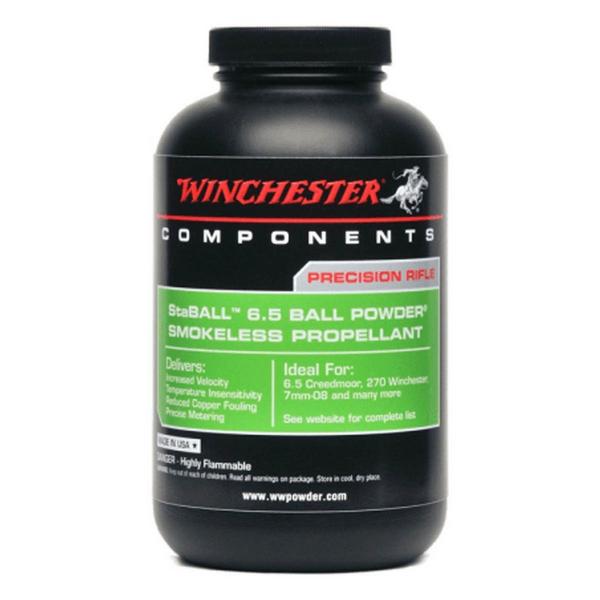 WINCHESTER StaBALL 6.5 Precision Rifle Ball Powder Smokeless Propellant