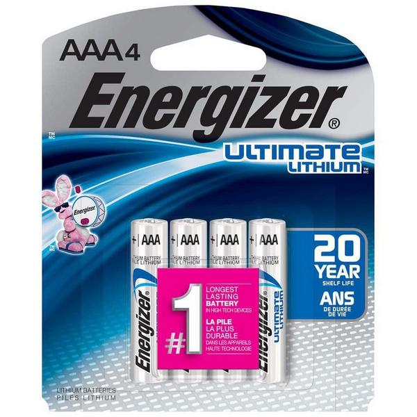 Energizer Ultimate Lithium AAA Batteries