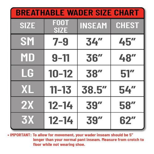 Men's Paramount Outdoors Deep Eddy Breathable Waders - Primary Image