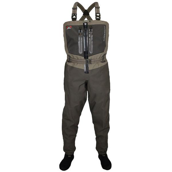 Men's Paramount Outdoors Meridian Z Zippered Chest Waders Adult 2XLarge Elk