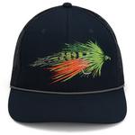 Paramount Outdoors Fire Tiger Streamer Fly Fishing Mesh Back Rope Snapback Hat - Thumbnail 1 of 7