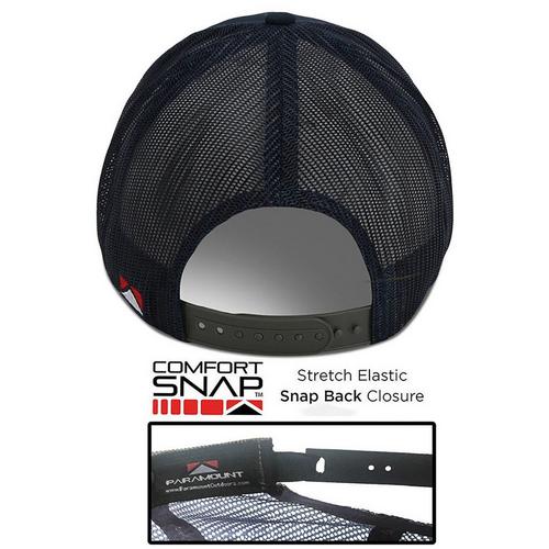 Paramount Outdoors Fire Tiger Streamer Fly Fishing Mesh Back Rope Snapback Hat - Primary Image