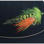 Paramount Outdoors Fire Tiger Streamer Fly Fishing Mesh Back Rope Snapback Hat - Thumbnail 6 of 7