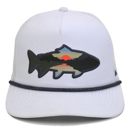 Paramount Outdoors Sunset Fish Silhouette Fly 5-Panel Performance Rope ...