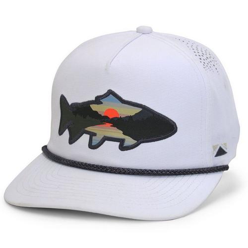 Paramount Outdoors Sunset Fish Silhouette Fly 5-Panel Performance Rope ...