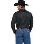 Men's Wrangler Cowboy Cut Firm Finish Twill Western Snap Work Long Sleeve Button Up Shirt - Thumbnail 2 of 5