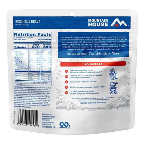 Mountain House Biscuits and Gravy - Primary Image
