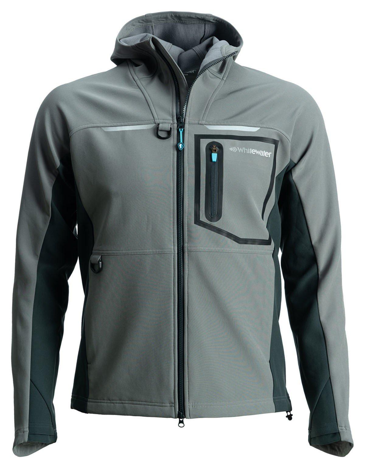Men's Whitewater Tamer Fishing Hooded Rain Jacket - Whitewater