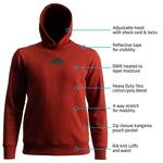 Men's Whitewater Buoy Long Sleeve Hooded T-Shirt - Thumbnail 4 of 4