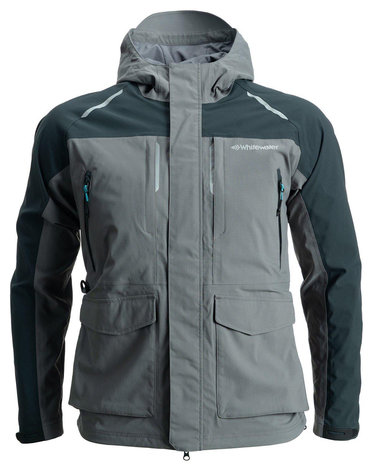 Men's Whitewater Great Lakes Fishing Hooded Rain Jacket - Whitewater