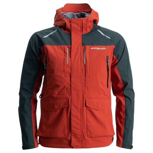 Men's Whitewater Great Lakes Fishing Hooded Rain Jacket - Primary Image