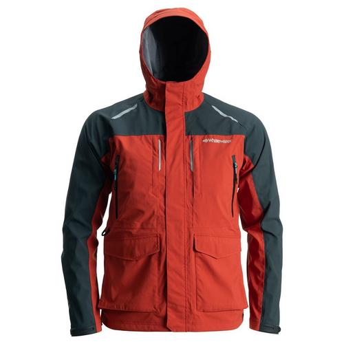 Men's Whitewater Great Lakes Fishing Hooded Rain Jacket - Primary Image
