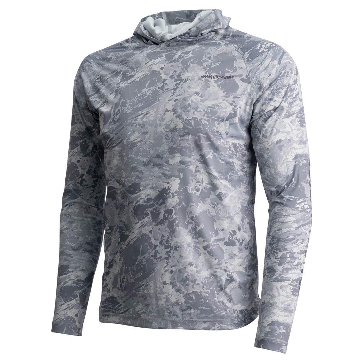 Whitewater Rays Performance Long Sleeve Hooded T-Shirt - Whitewater