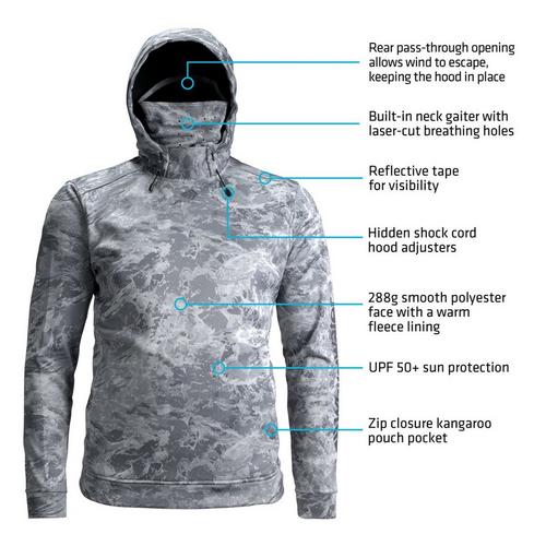 Men's Whitewater Beacon Technical Long Sleeve Hooded T-Shirt - Primary Image