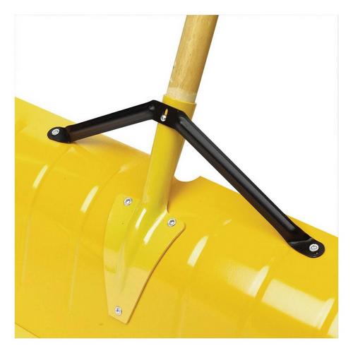 YO-HO 30" Heavy-Duty Aluminum Snow Pusher with D-Grip - Primary Image