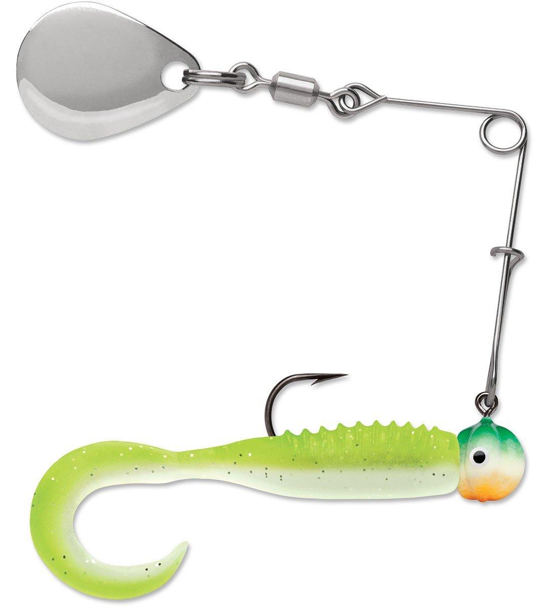 30412::Green Orange Glow - VMC Curl Tail Spinnerbait