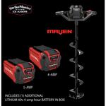 StrikeMaster Maven 40V Electric Ice Auger with (2) Batteries - Thumbnail 3 of 15