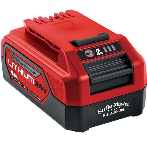 StrikeMaster Lithium 24V USA Electric Ice Auger with Battery