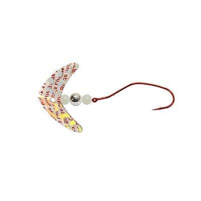 Tran. Silver Tiger Glo White - Mack's Smile Blade Slow Death Rig