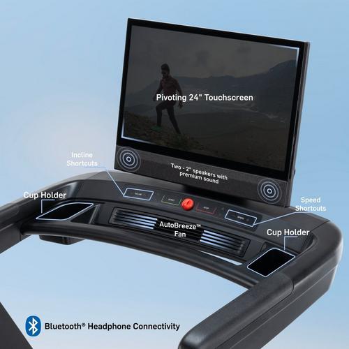 NordicTrack Commercial 2450 w/ 24" Pivoting Touchscreen Treadmill - Primary Image