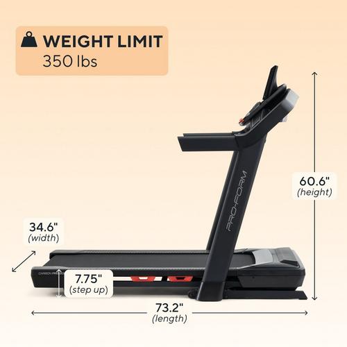 ProForm Carbon Pro 2000 w/ 10" Touchscreen Treadmill - Primary Image