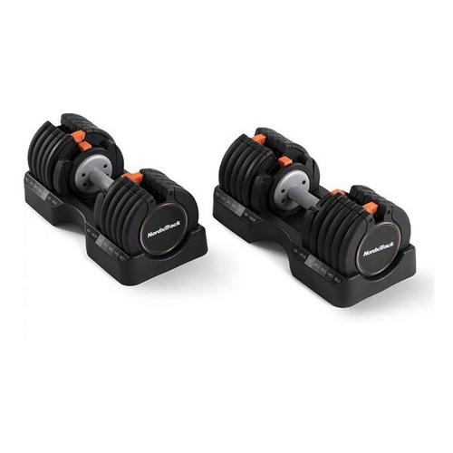 NordicTrack 55lb Select-a-Weight Pair Dumbbells - Primary Image