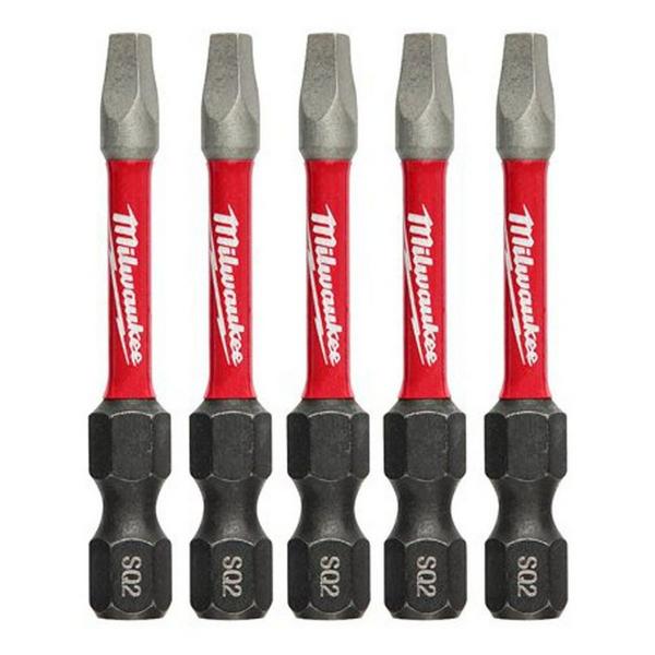 Milwaukee SHOCKWAVE Impact Duty 2 inch Driver Bit - 5 pack
