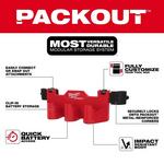 Milwaukee PACKOUT Tool Box M12 Battery Rack Attachment - Thumbnail 3 of 4