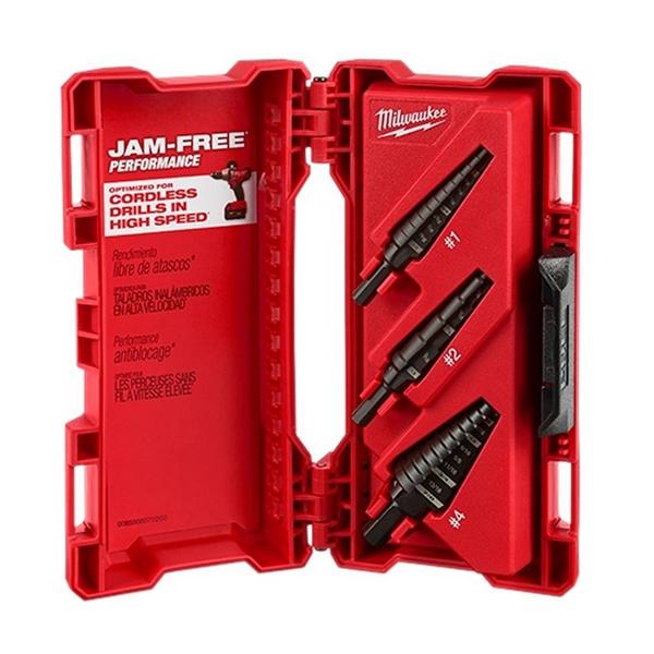 Milwaukee Step Drill Bit Set - 3 Piece