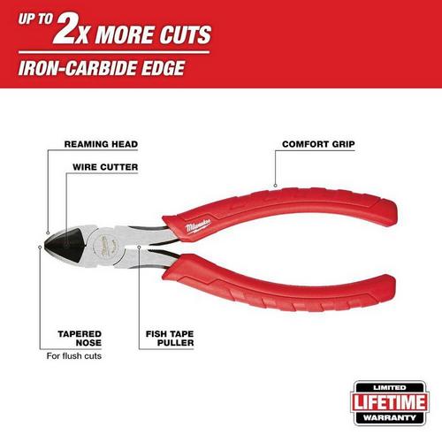 Milwaukee 7 in Diagonal Cutting Pliers - Primary Image