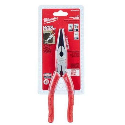 Milwaukee 8" Long Nose Serrated Pliers - Primary Image