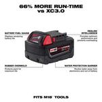 Milwaukee M18 REDLITHIUM XC 5.0 Battery Kit - Thumbnail 3 of 3
