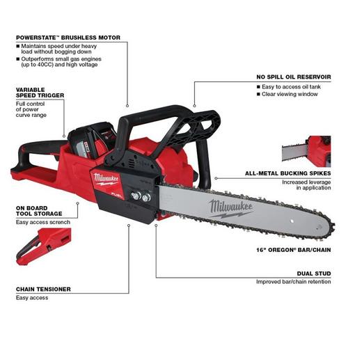 Milwaukee M18 FUEL 16 Inch Chainsaw Kit - Primary Image
