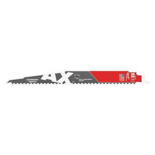 Milwaukee AX Carbide Teeth 9 in Reciprocating Saw Blade - 1 Pack - Primary Image