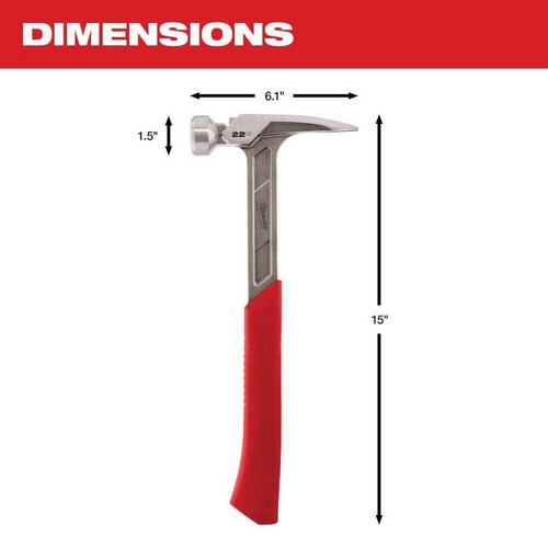 Milwaukee 22 oz Smooth Face Framing Hammer - Primary Image