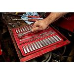 Milwaukee 3/8" Drive 56 Piece SAE & Metric Ratchet and Socket Set - Thumbnail 6 of 7