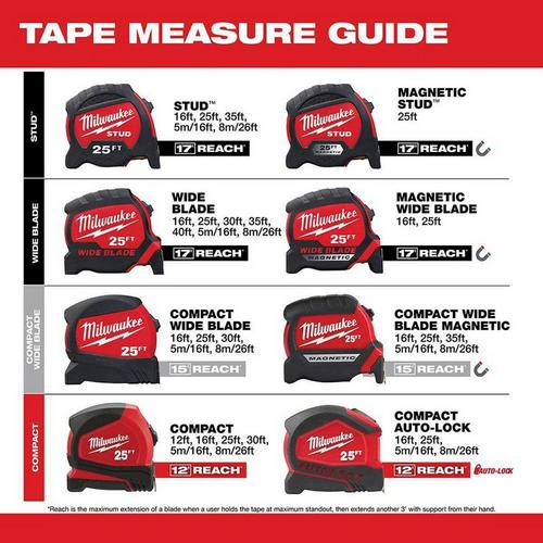 Milwaukee WIDE-BLADE Tape Measure - 35 ft - Primary Image