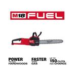 Milwaukee M18 FUEL 16 inch Chainsaw - Thumbnail 3 of 3