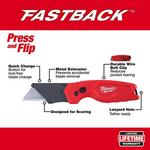 Milwaukee FASTBACK Compact Folding Utility Knife - Thumbnail 2 of 5