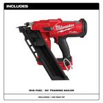 Milwaukee M18 FUEL 30 Degree Framing Nailer - Tool Only - Thumbnail 2 of 7