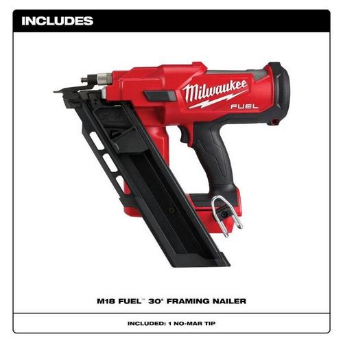 Milwaukee M18 FUEL 30 Degree Framing Nailer - Tool Only - Primary Image