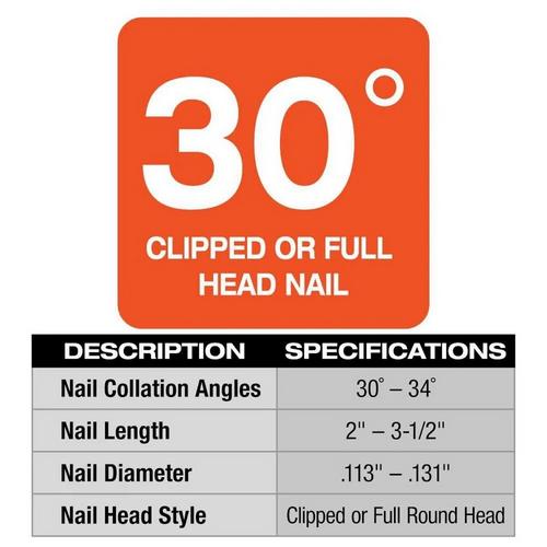 Milwaukee M18 FUEL 30 Degree Framing Nailer - Tool Only - Primary Image