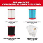 Milwaukee M18 FUEL Dual-Battery 9 Gallon Wet/Dry Vacuum - Tool Only - Thumbnail 10 of 10