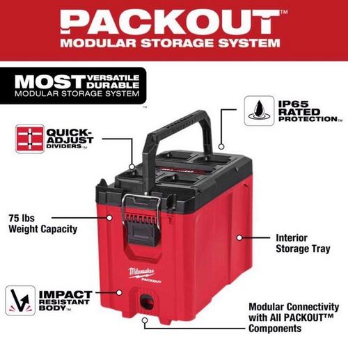Milwaukee PACKOUT 10 in Compact Tool Box - Primary Image
