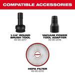 Milwaukee M18 FUEL Compact Vacuum - Tool Only - Thumbnail 8 of 8