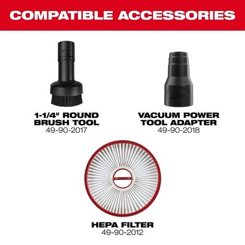 Milwaukee M18 FUEL Compact Vacuum - Tool Only - Primary Image